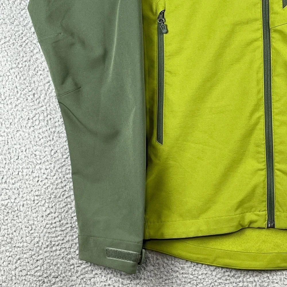 Marmot Hiking Jacket Mens Medium Green‎ Stretch Long Sleeve M3 Softshell Bero